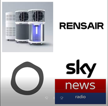 Sky news radio et les purificateurs d'air Rensair